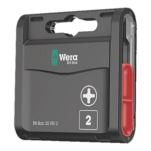 Wera WER577500 Philips Bit-Box, 20 Pieces
